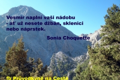 vesmír naplní každou nádobu